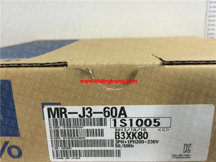 三菱通用脈沖接口型驅(qū)動器MR-J3-60A